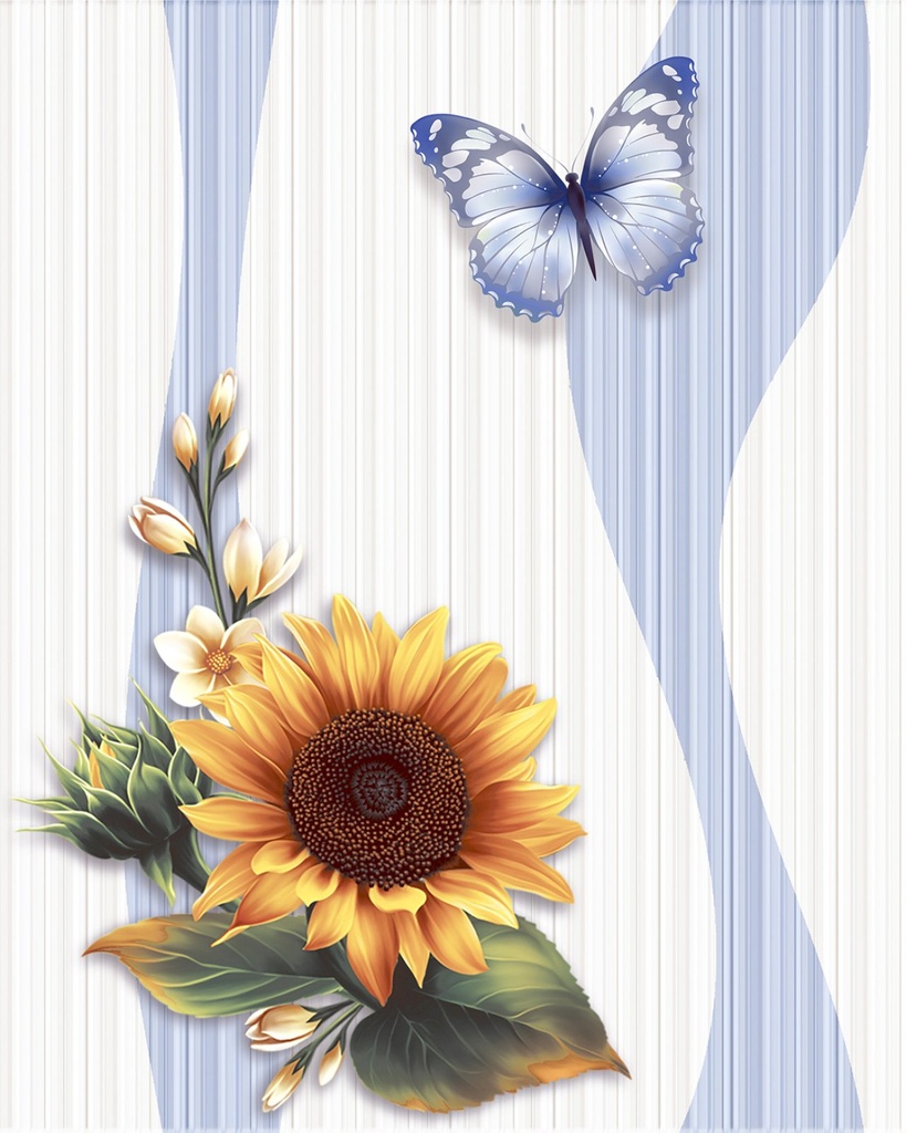 ASIA TILE 20X25 VALDA BLUE (DIS)